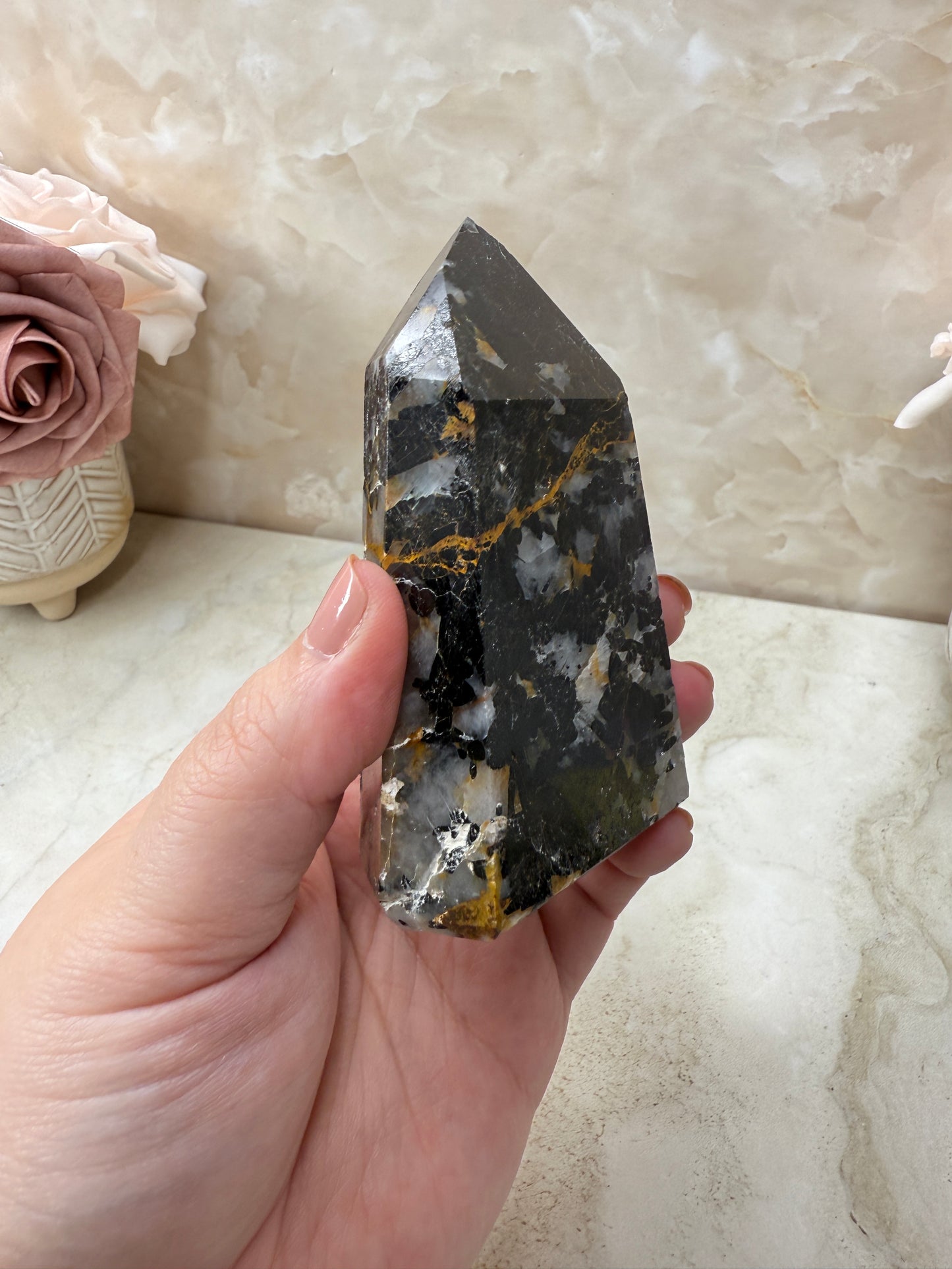 Tourmaline in Quartz Tower