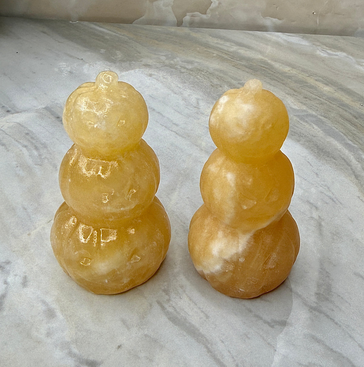 Orange Calcite 3 Pumpkin Carving