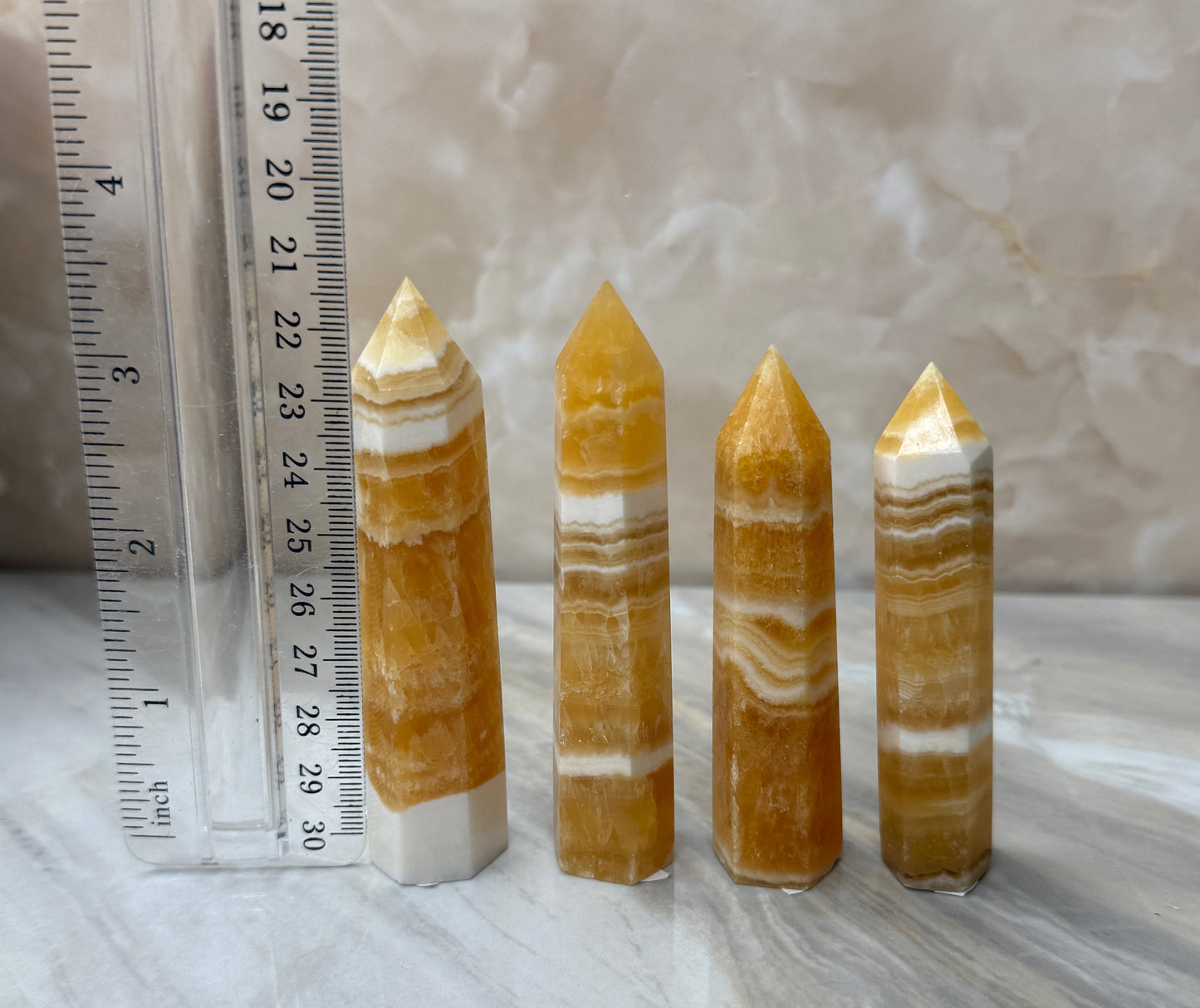 Orange Calcite Tower