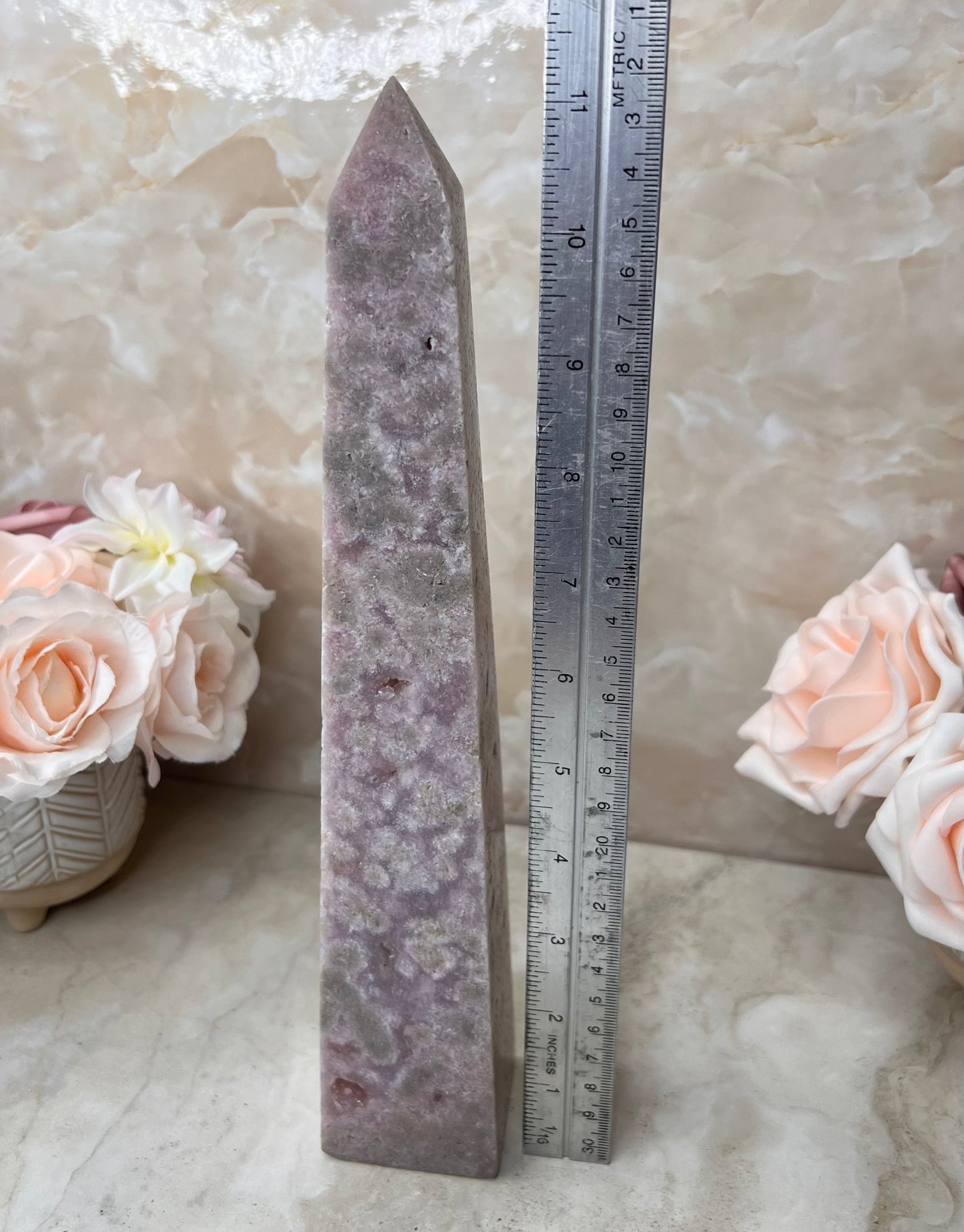 Pink Amethyst Obelisk