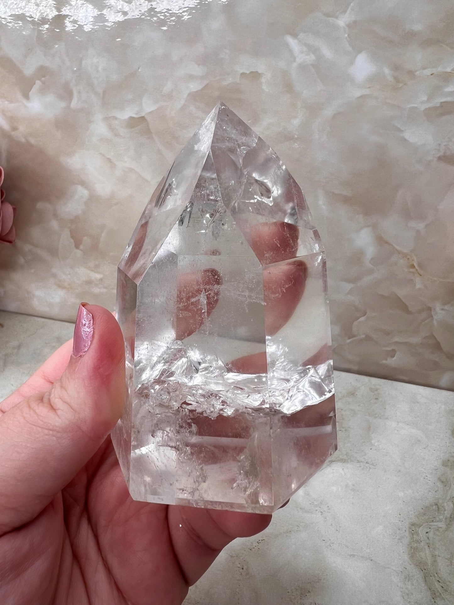 Clear Quartz Tower