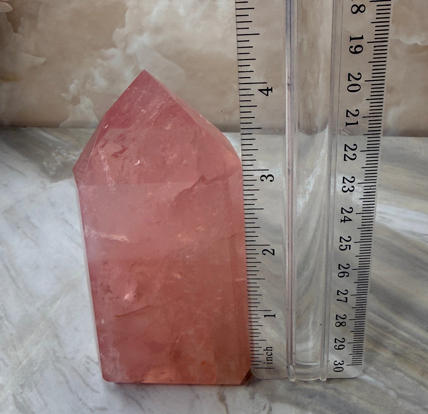 High Quality Rose Quartz Tower