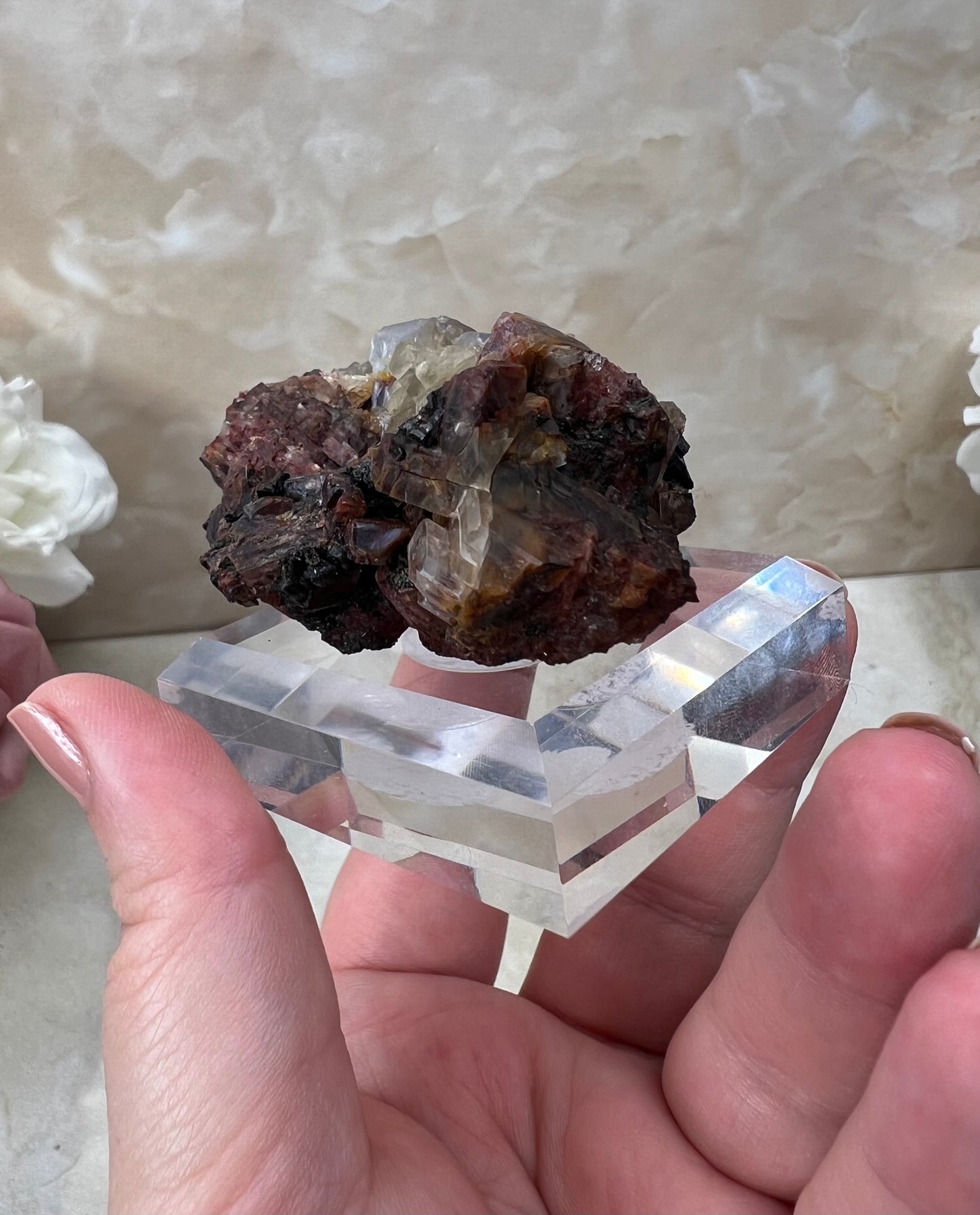 Mexican Moonstone Cluster
