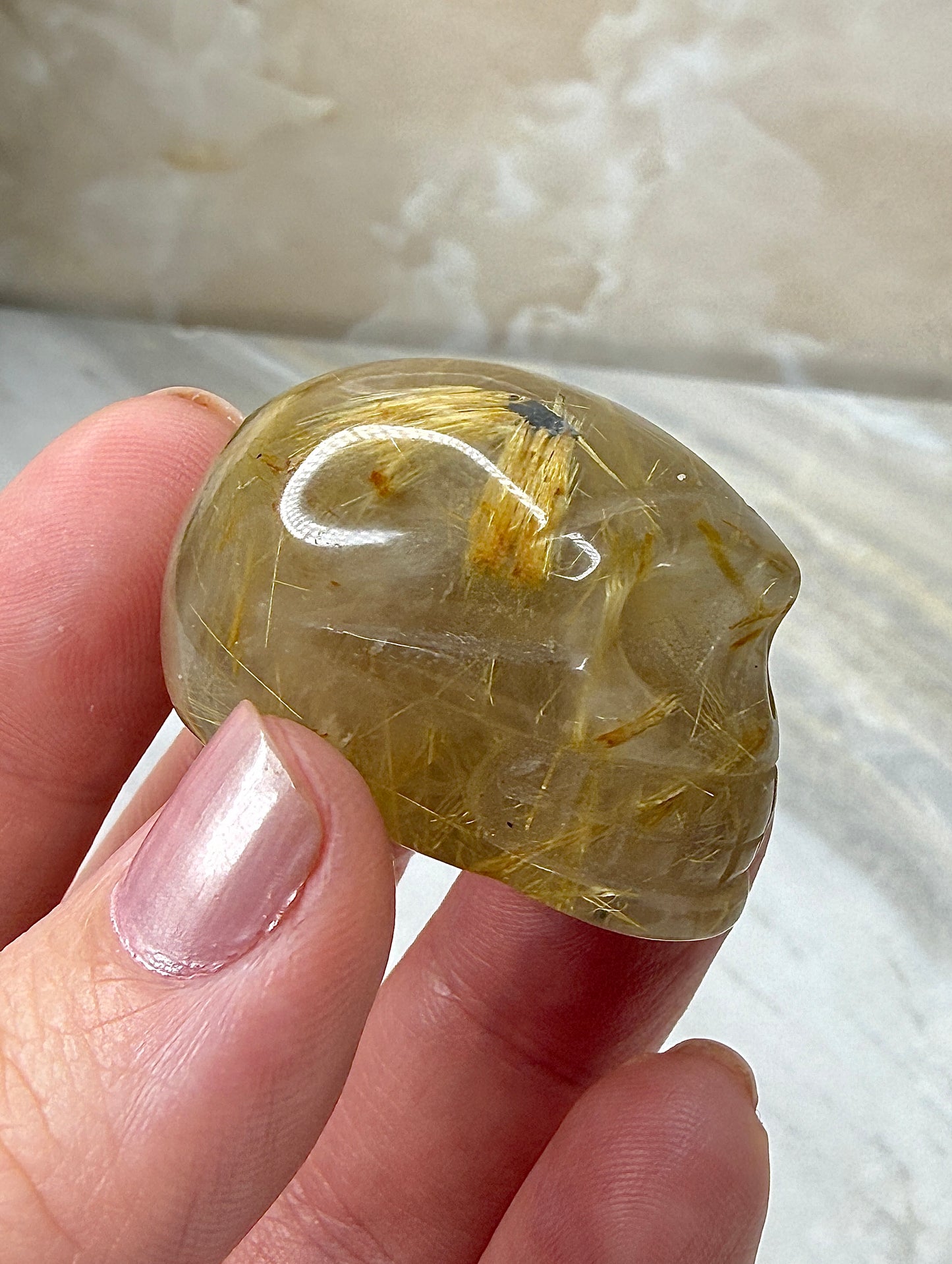 Rutile Skull from Brazil