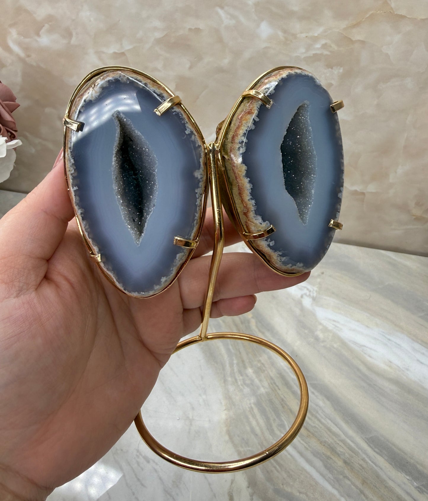 Agate Wings from Brazil