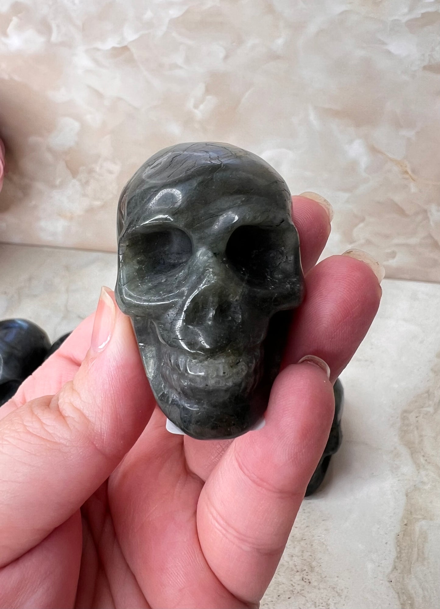 Labradorite Skull