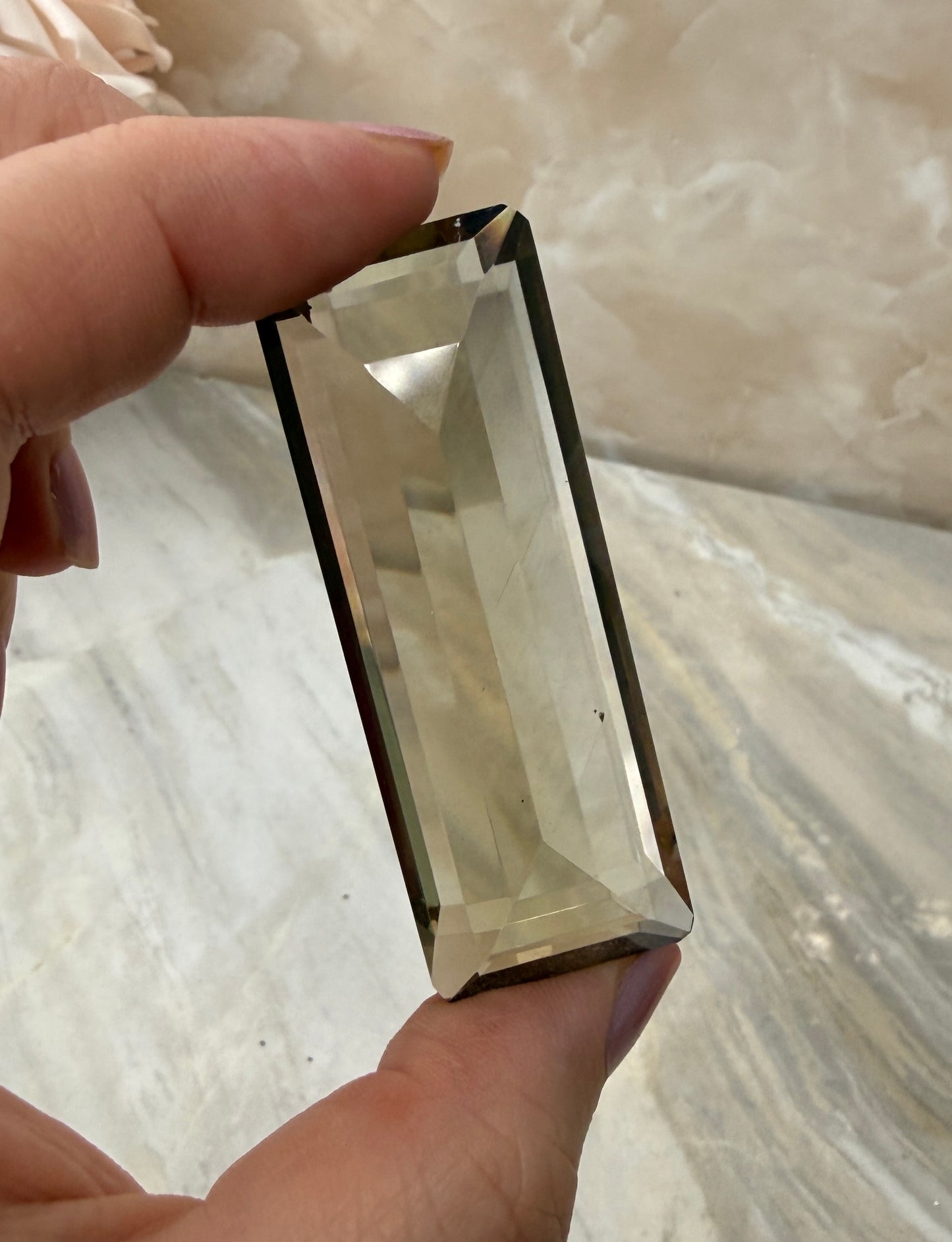 Smokey Quartz Faceted Gem