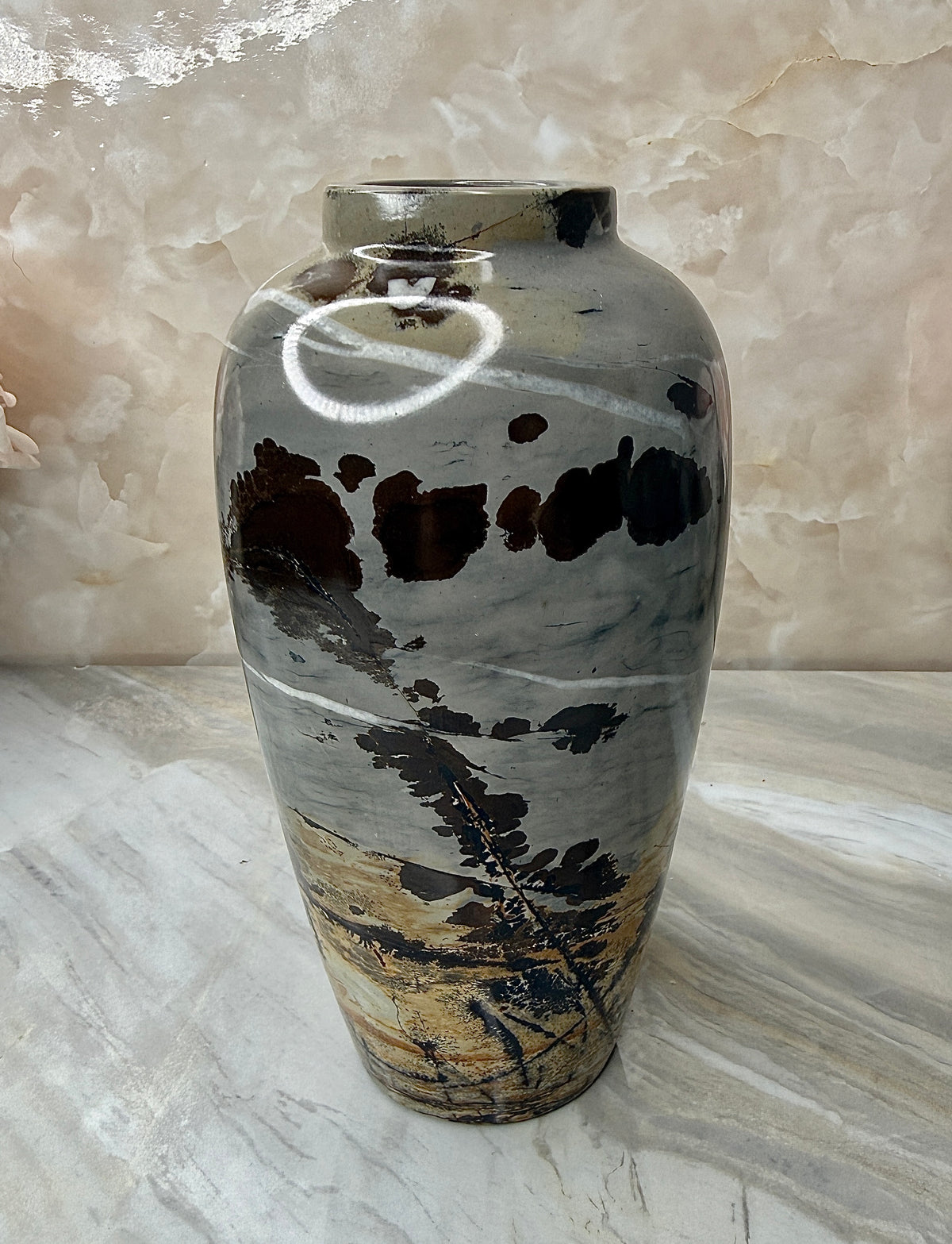 Picture Jasper Vase