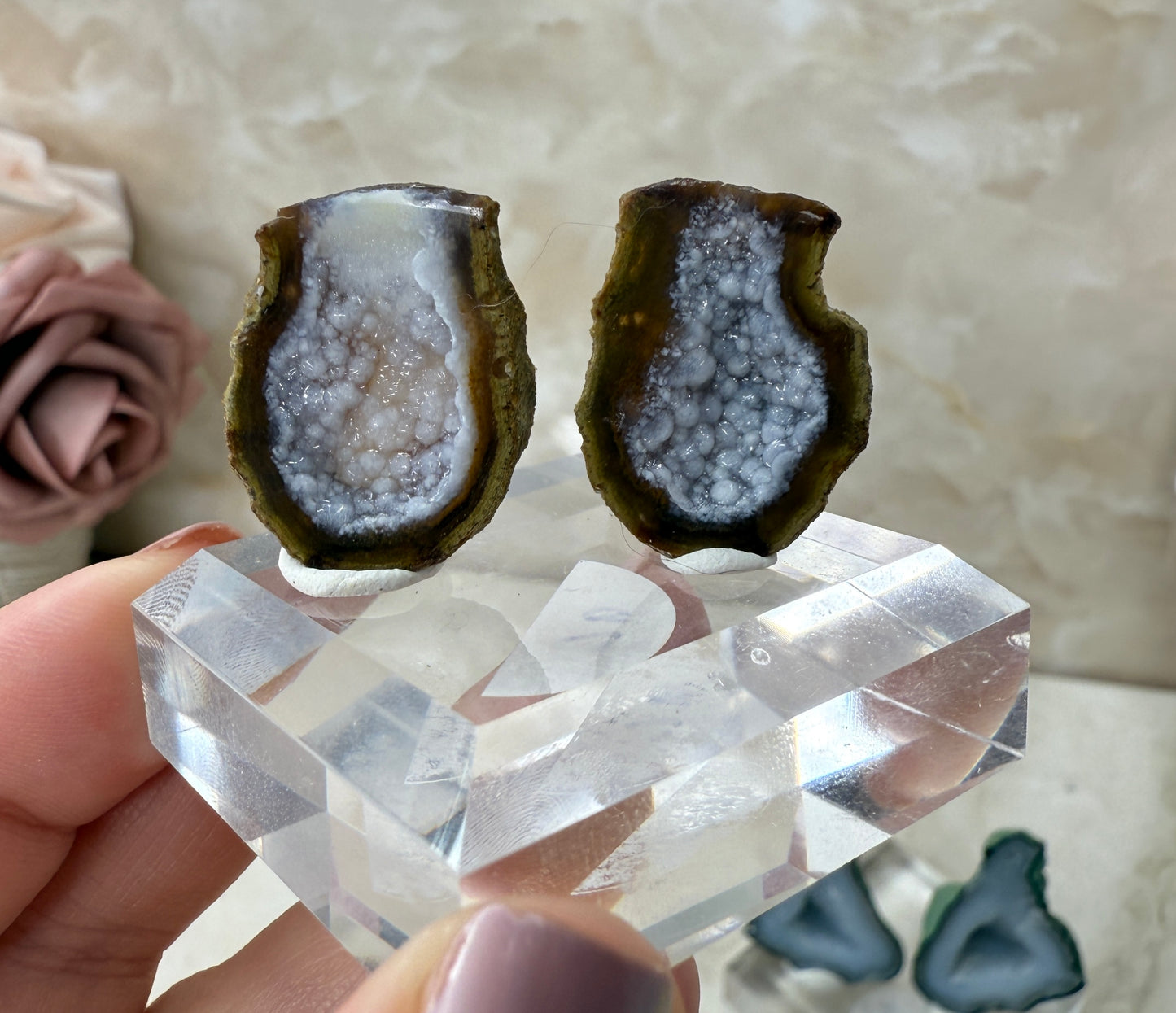Tabasco Agate Pairs