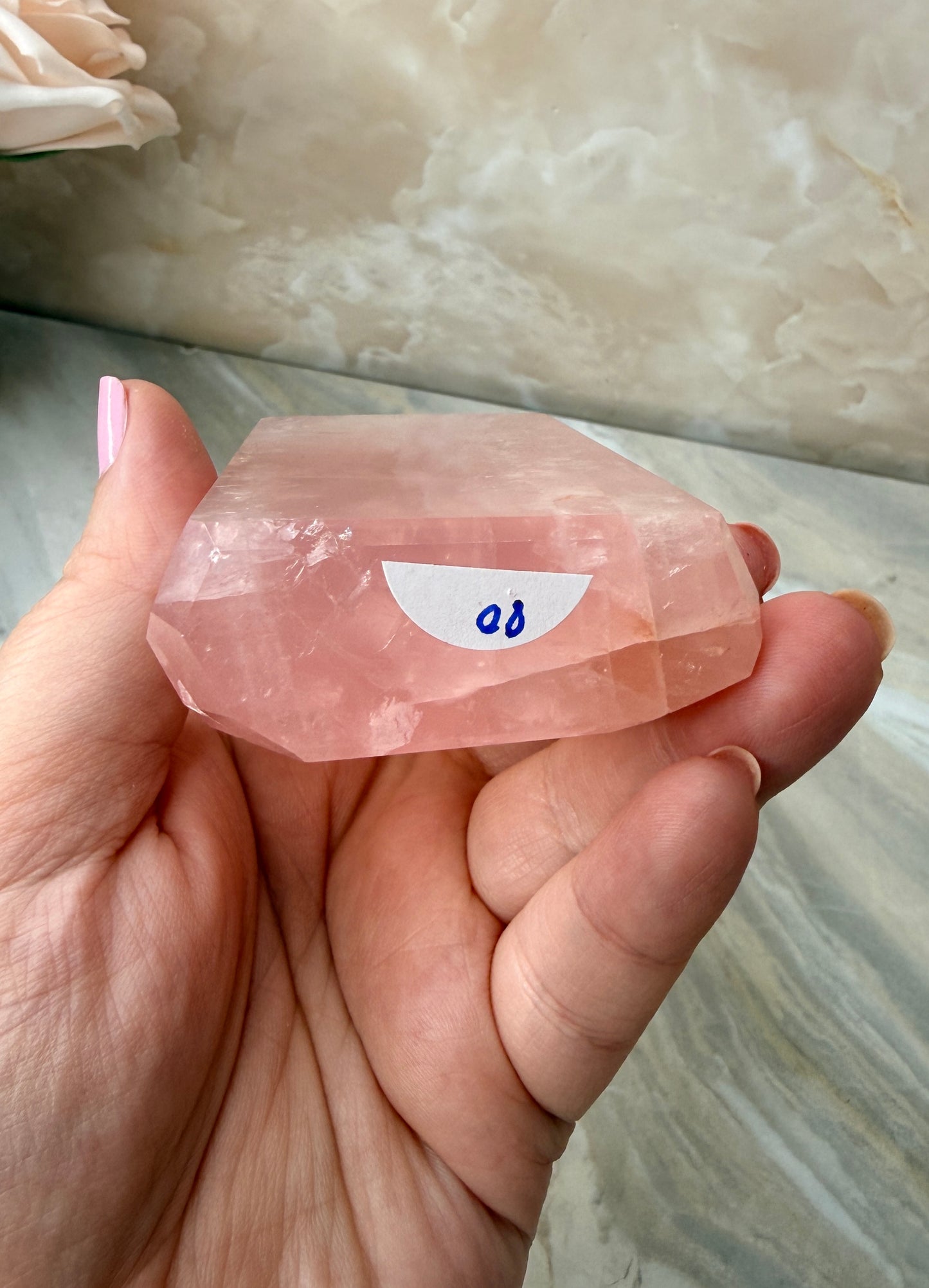 High Quality Rose Quartz Tower