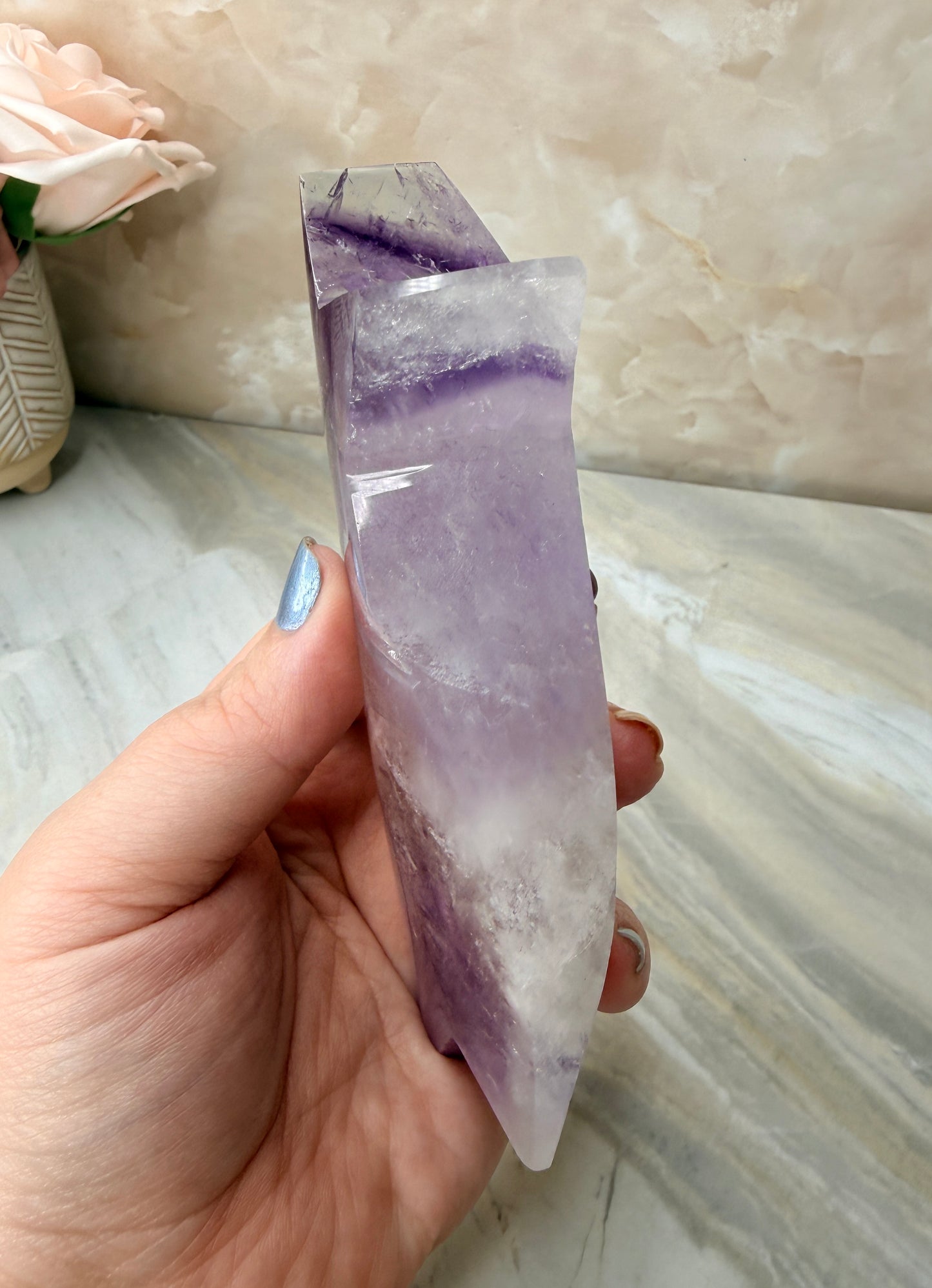 Phantom Amethyst Shooting Star from Brazil