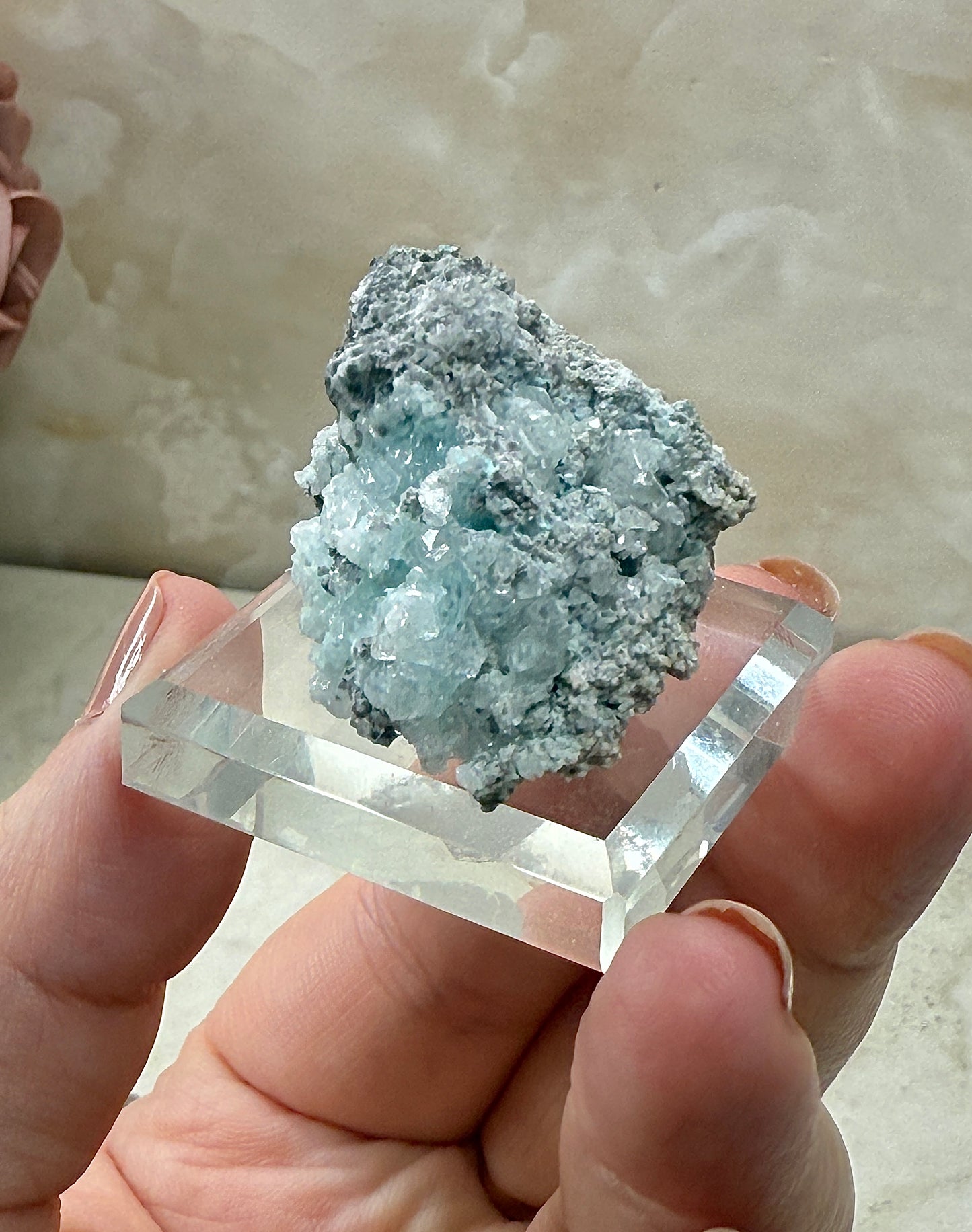 Calcite with Copper from Mexico