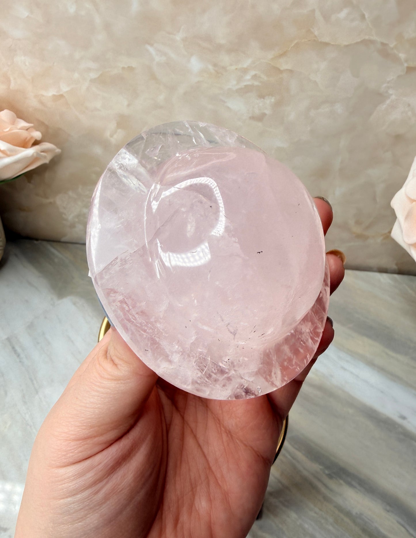 Custom Rose Quartz Planet from Brazil