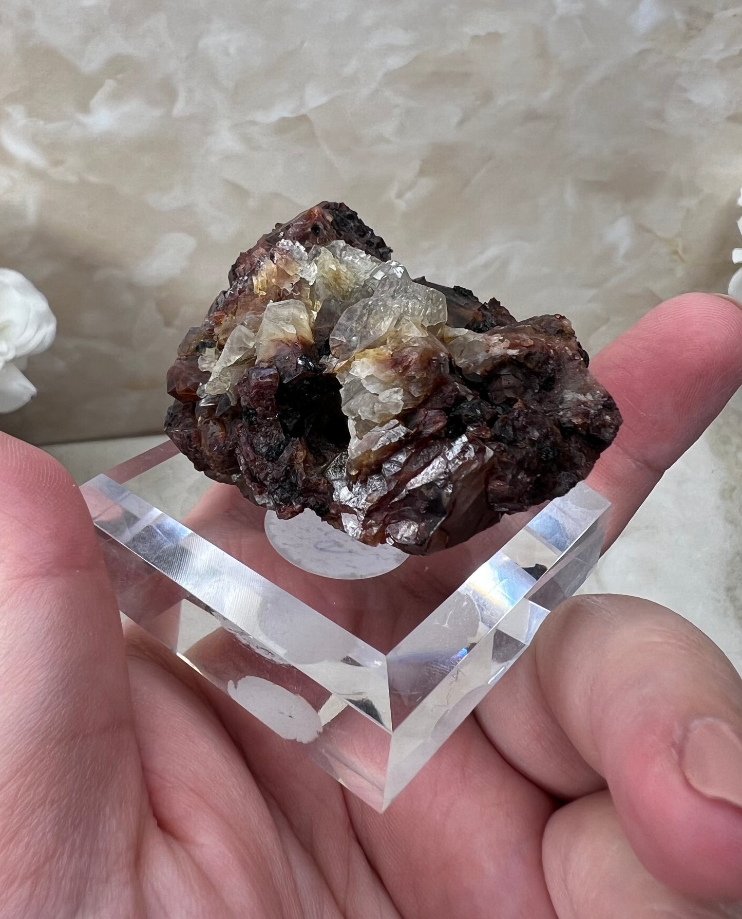 Mexican Moonstone Cluster