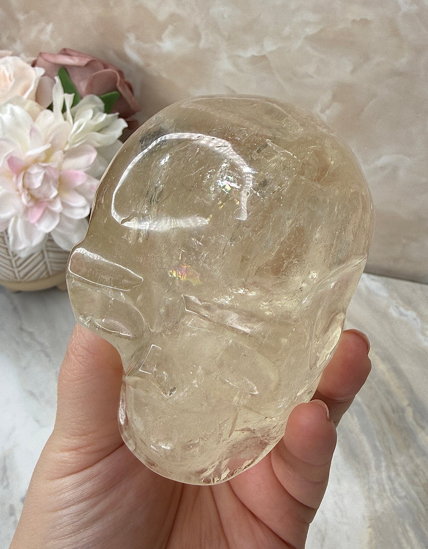 Citrine Skull from Brazil