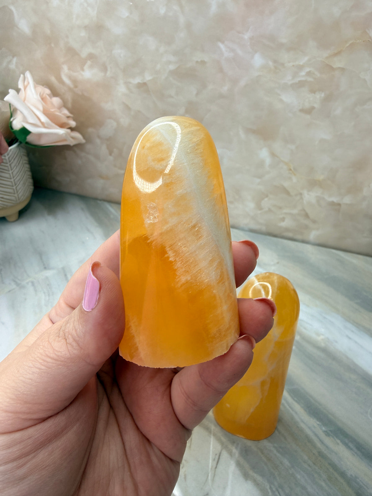 Honeycomb Calcite Freeform