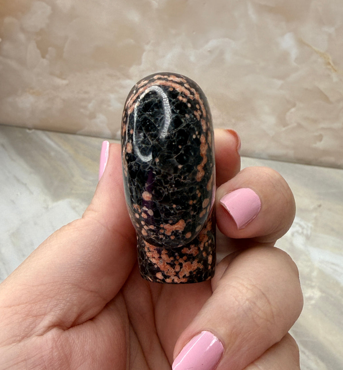 Firework Obsidian Buffalo Carving