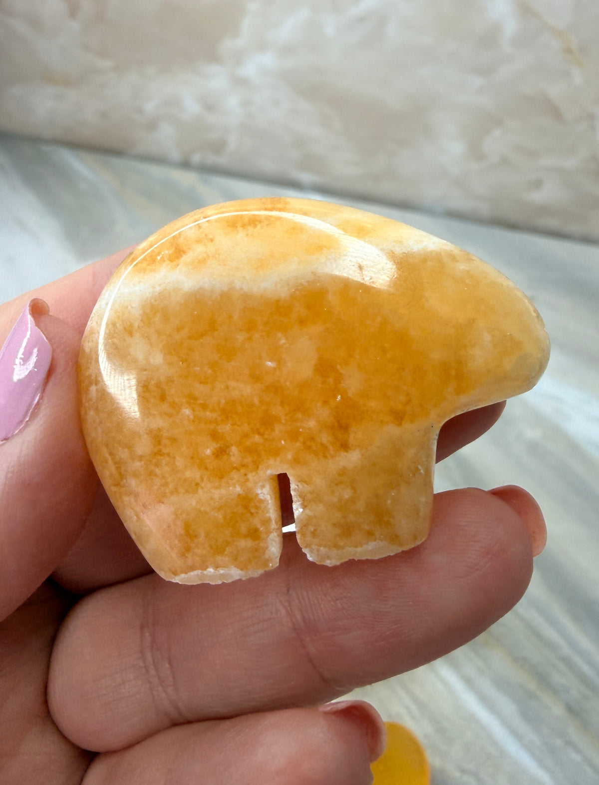 Honeycomb Calcite Mini Carving