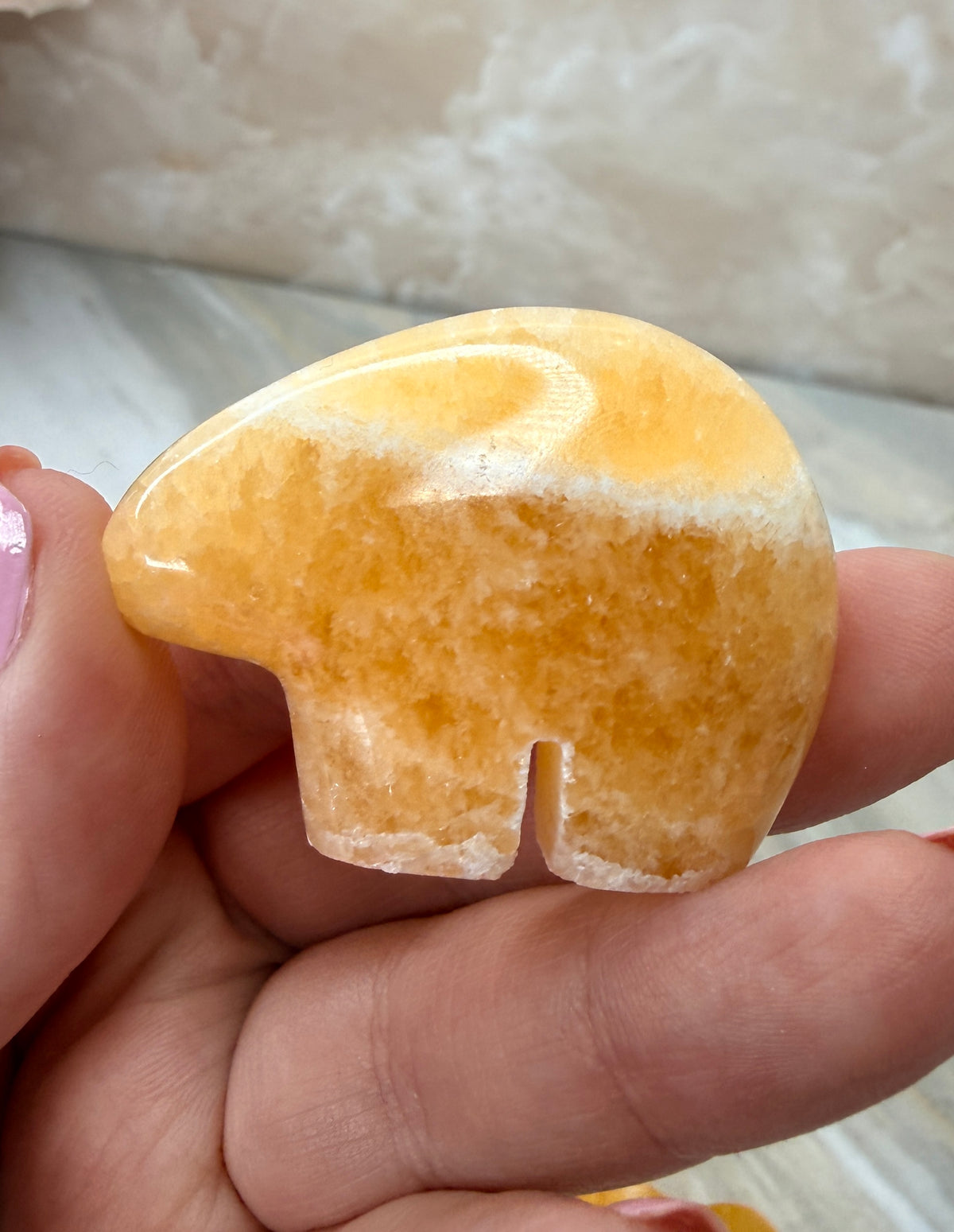 Honeycomb Calcite Mini Carving