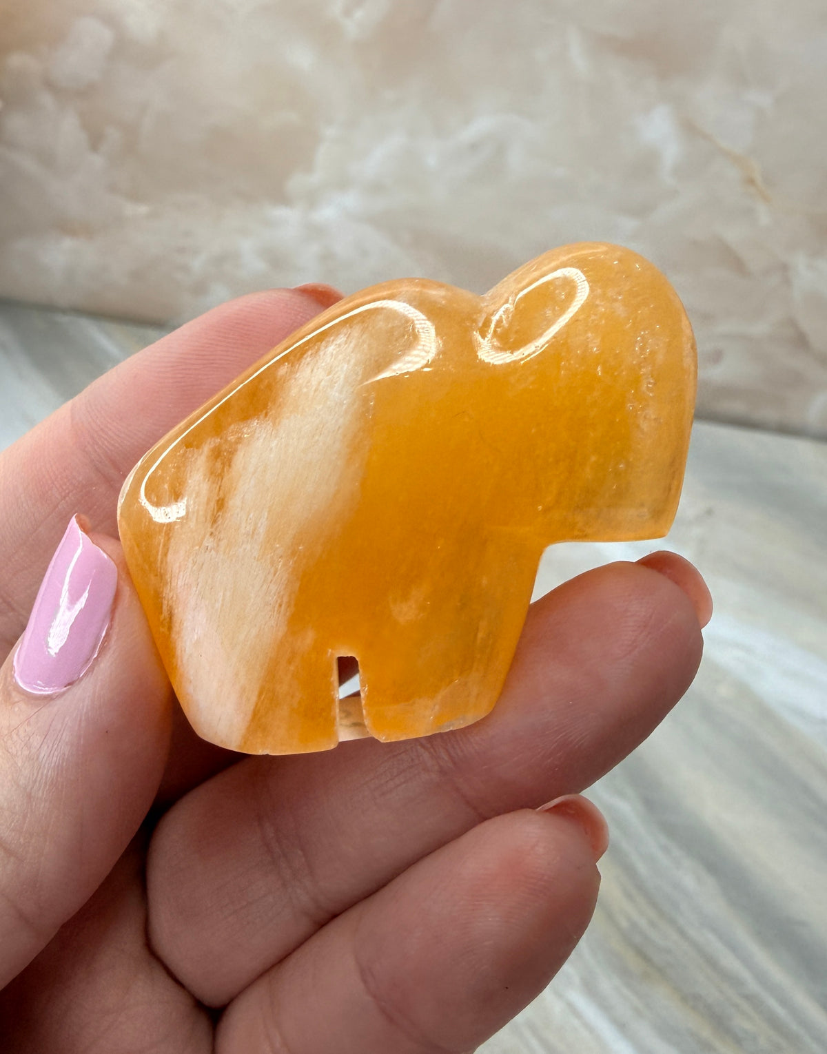 Honeycomb Calcite Mini Carving
