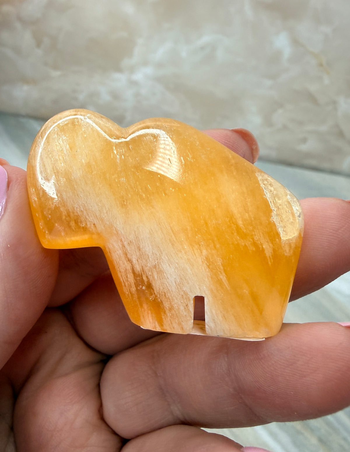 Honeycomb Calcite Mini Carving