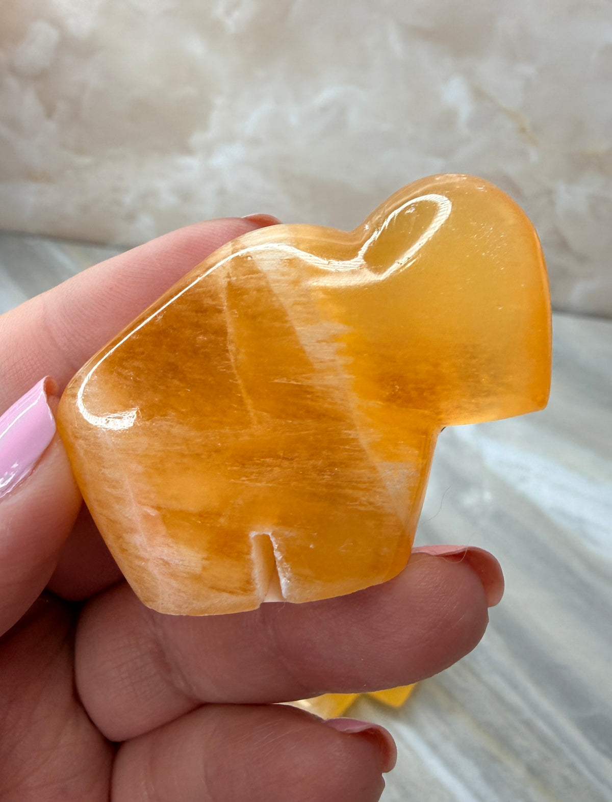 Honeycomb Calcite Mini Carving