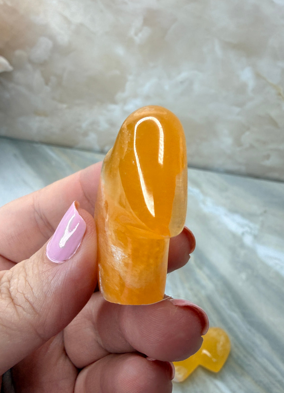 Honeycomb Calcite Mini Carving