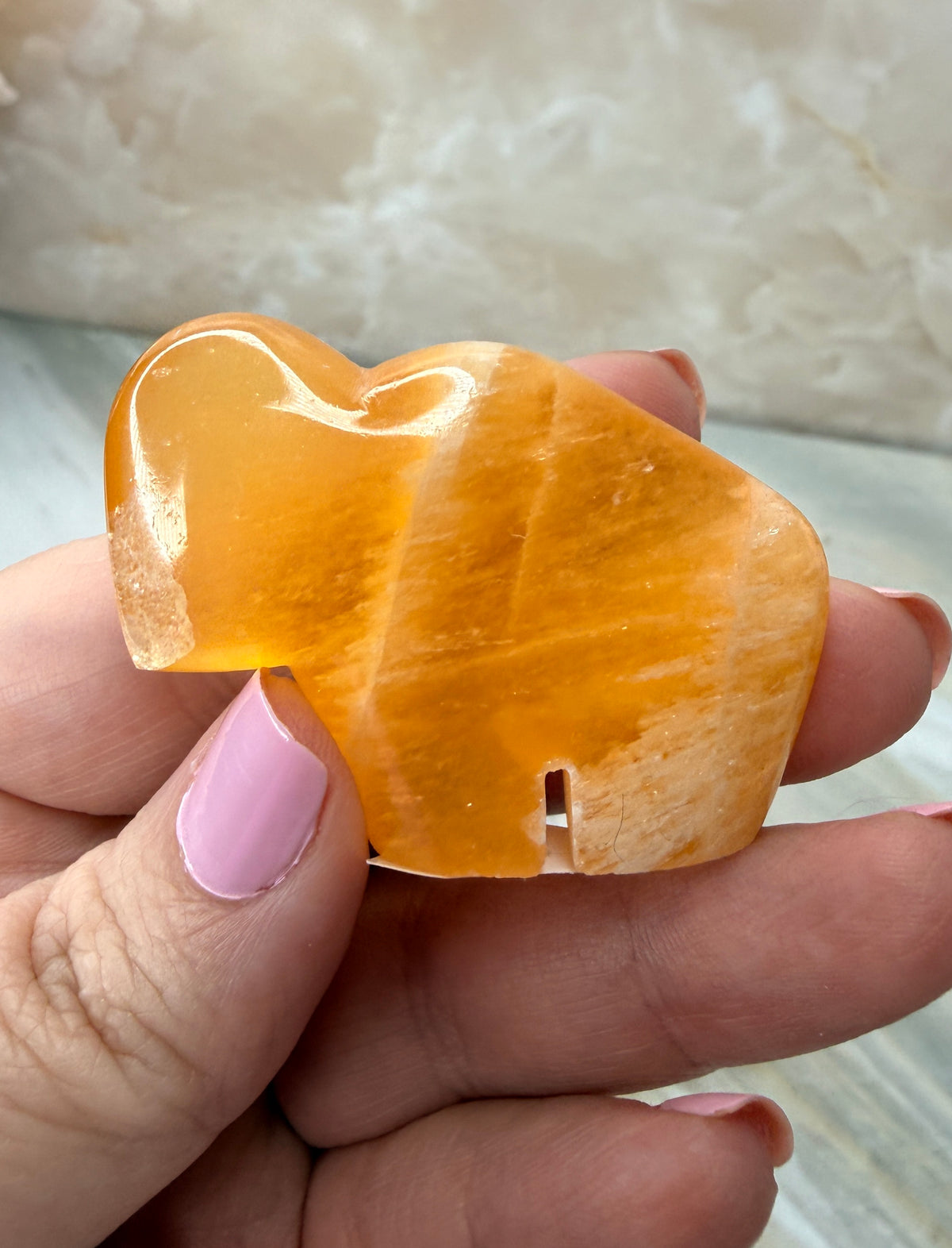 Honeycomb Calcite Mini Carving