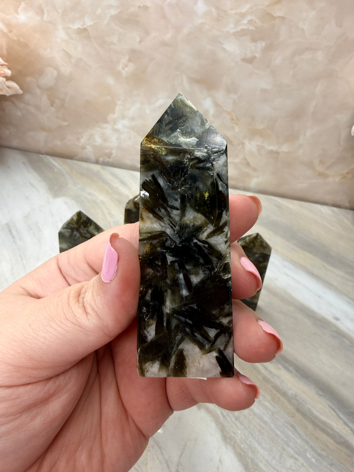 Green Tourmaline Tower