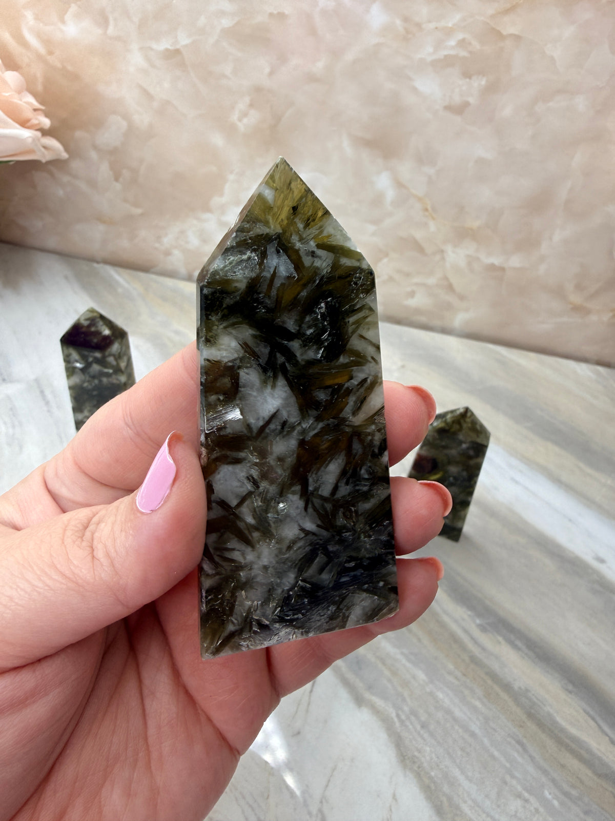 Green Tourmaline Tower
