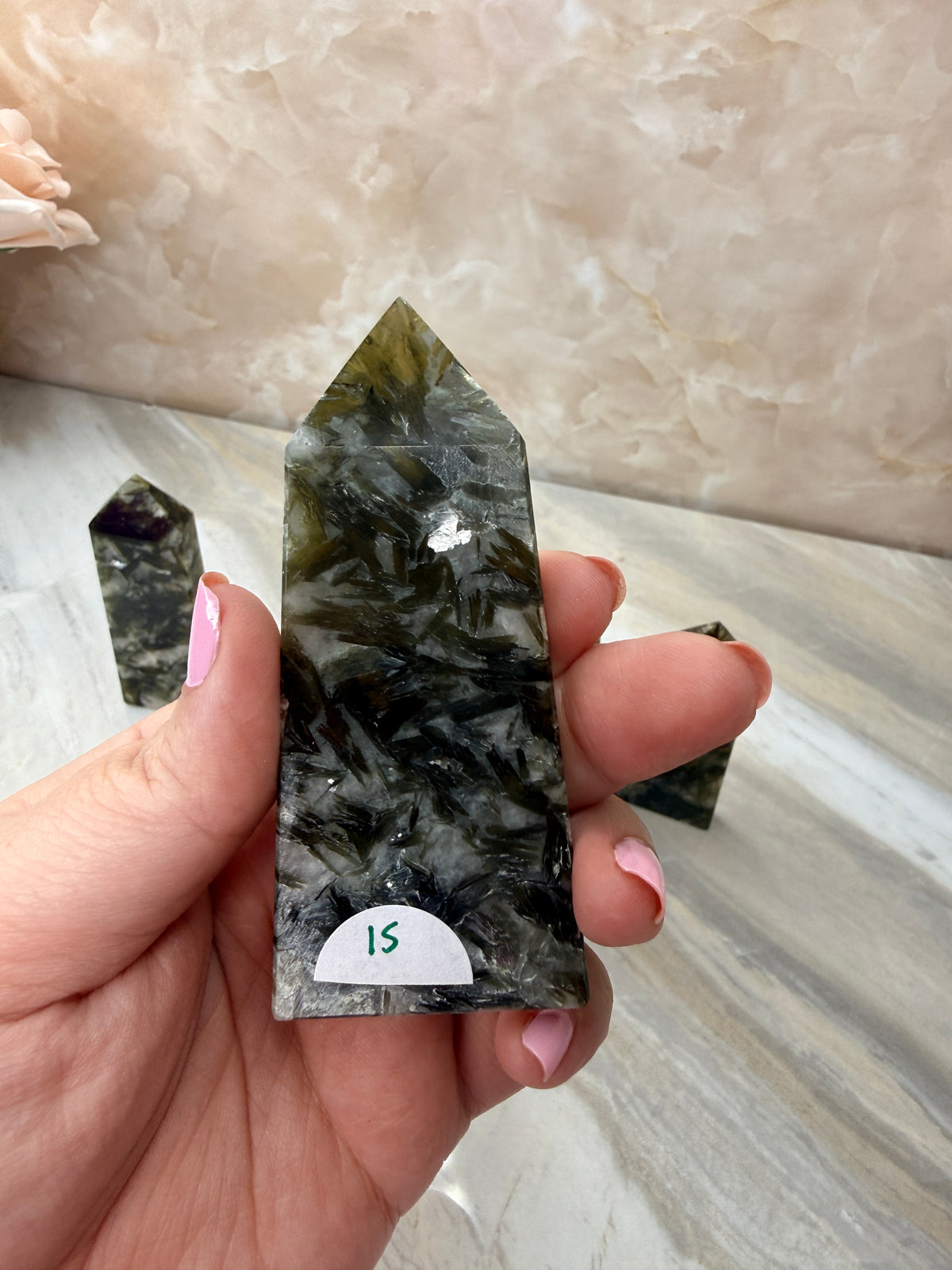 Green Tourmaline Tower