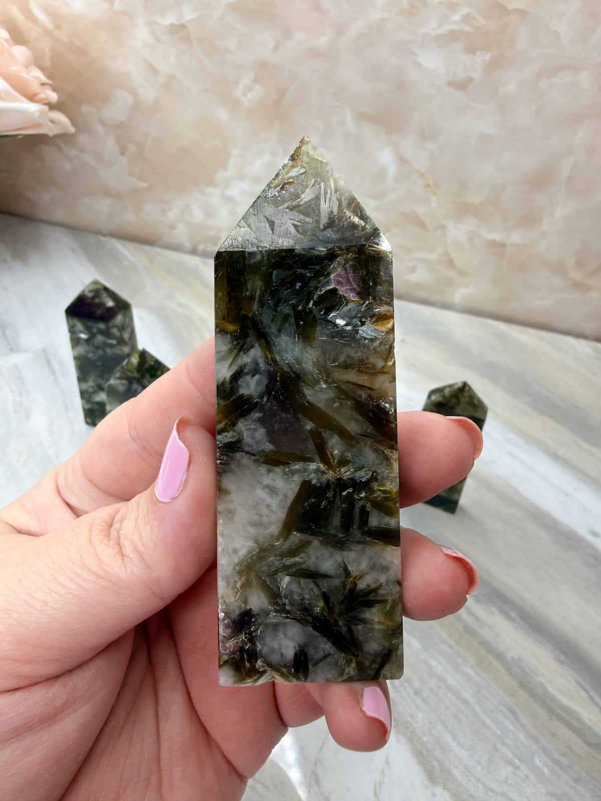 Green Tourmaline Tower