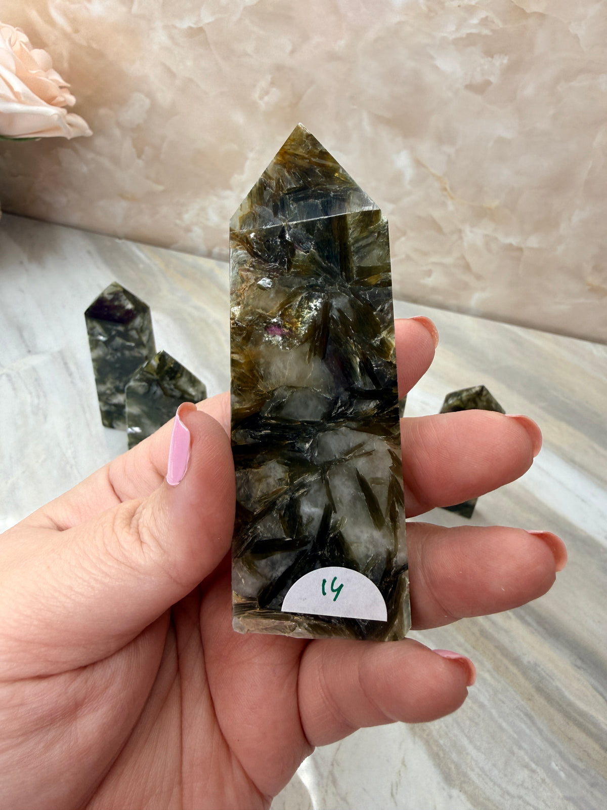 Green Tourmaline Tower