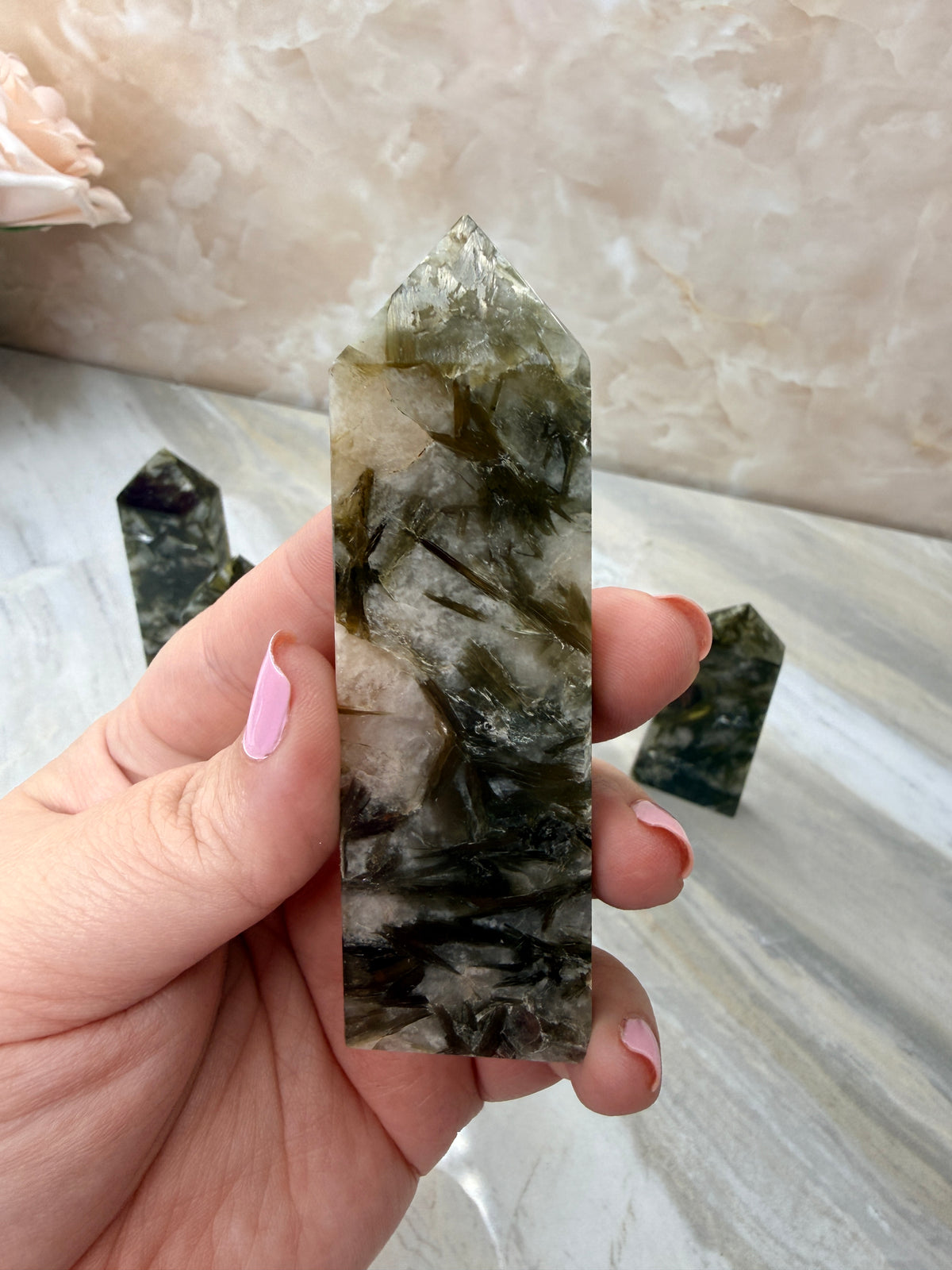 Green Tourmaline Tower