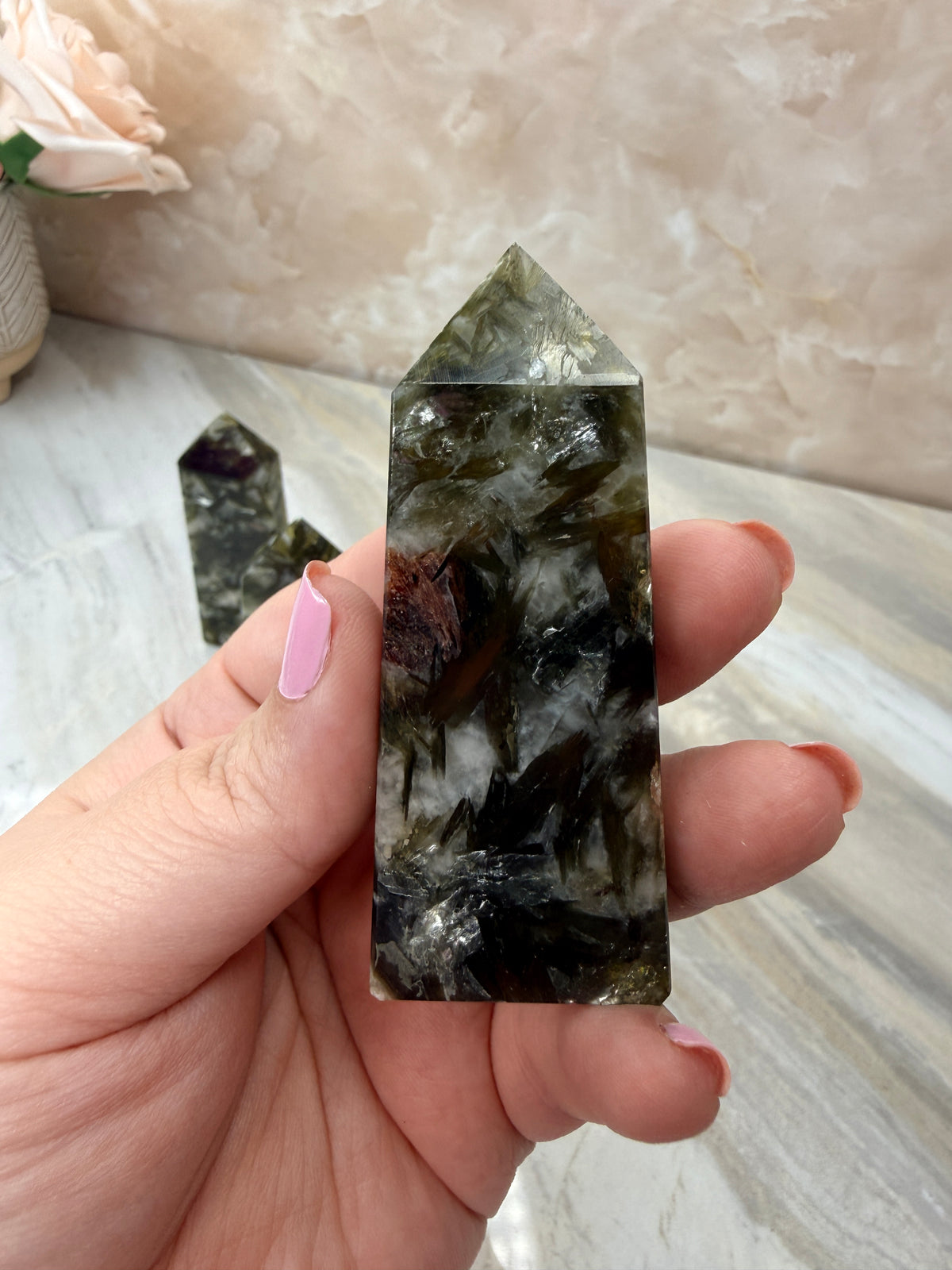 Green Tourmaline Tower