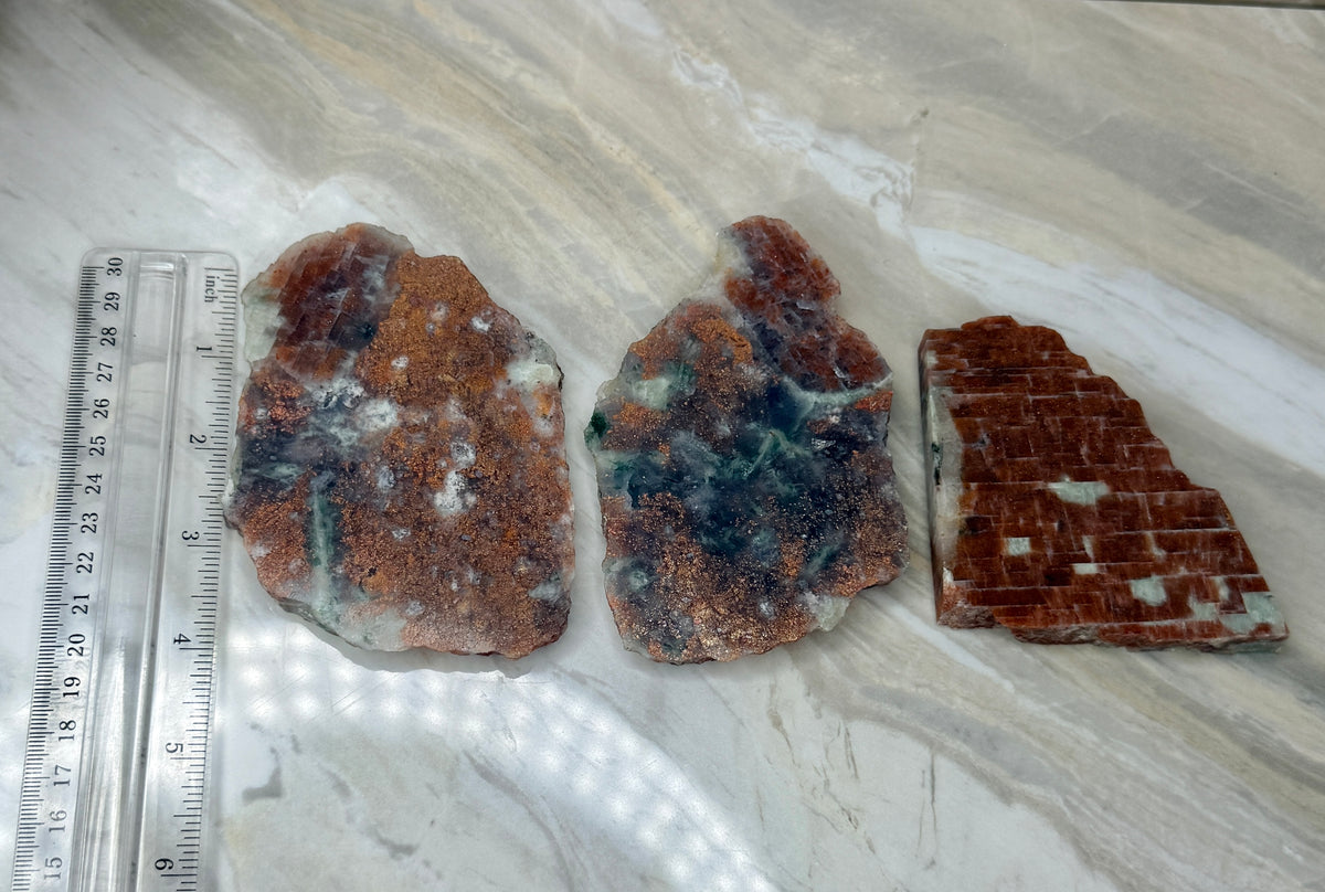 Sunstone & Iolite Slab