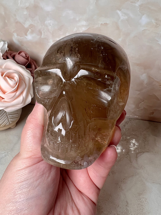 Citrine Skull