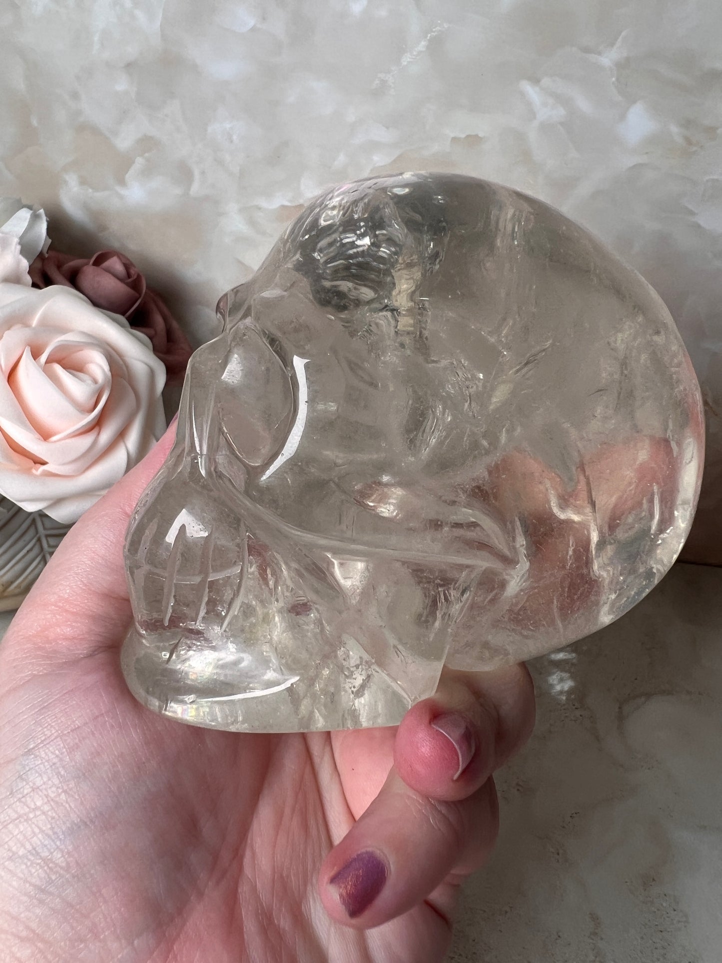 Citrine Skull