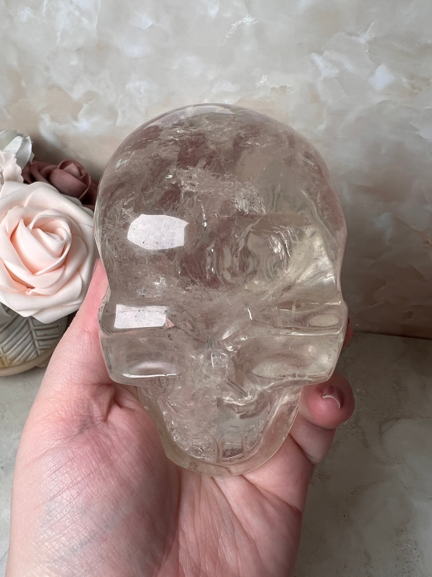 Citrine Skull