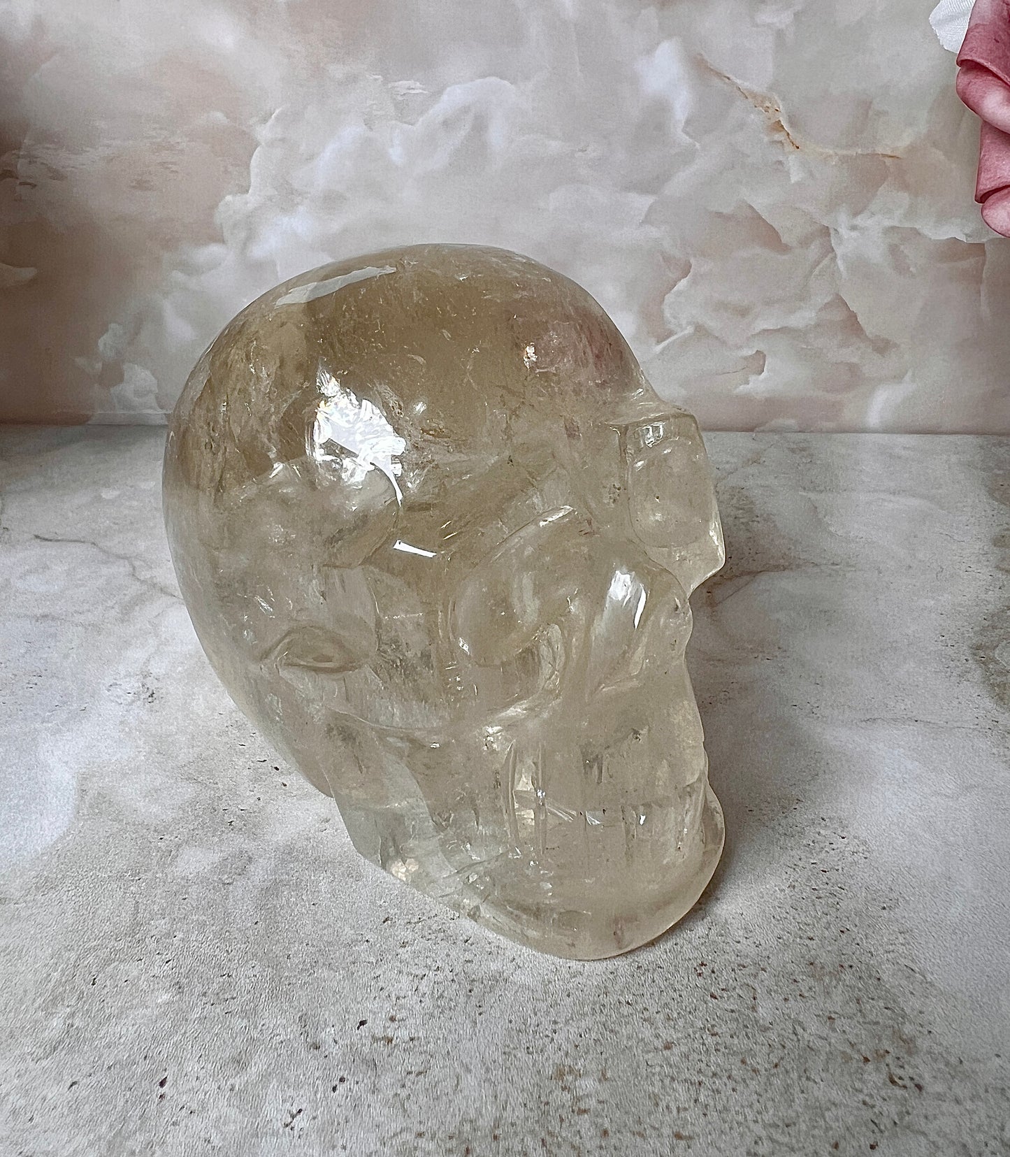 Citrine Skull