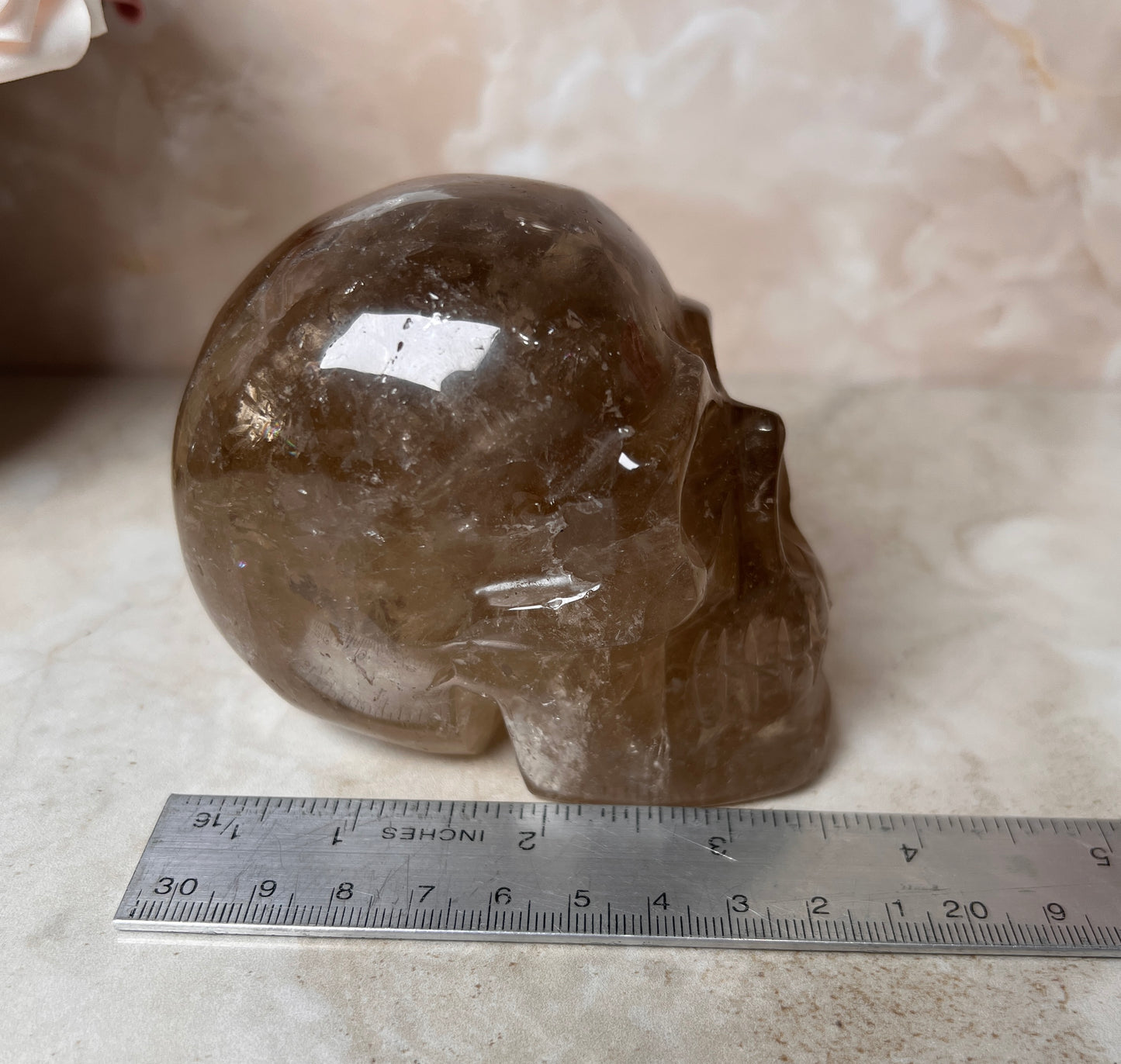 Citrine Skull