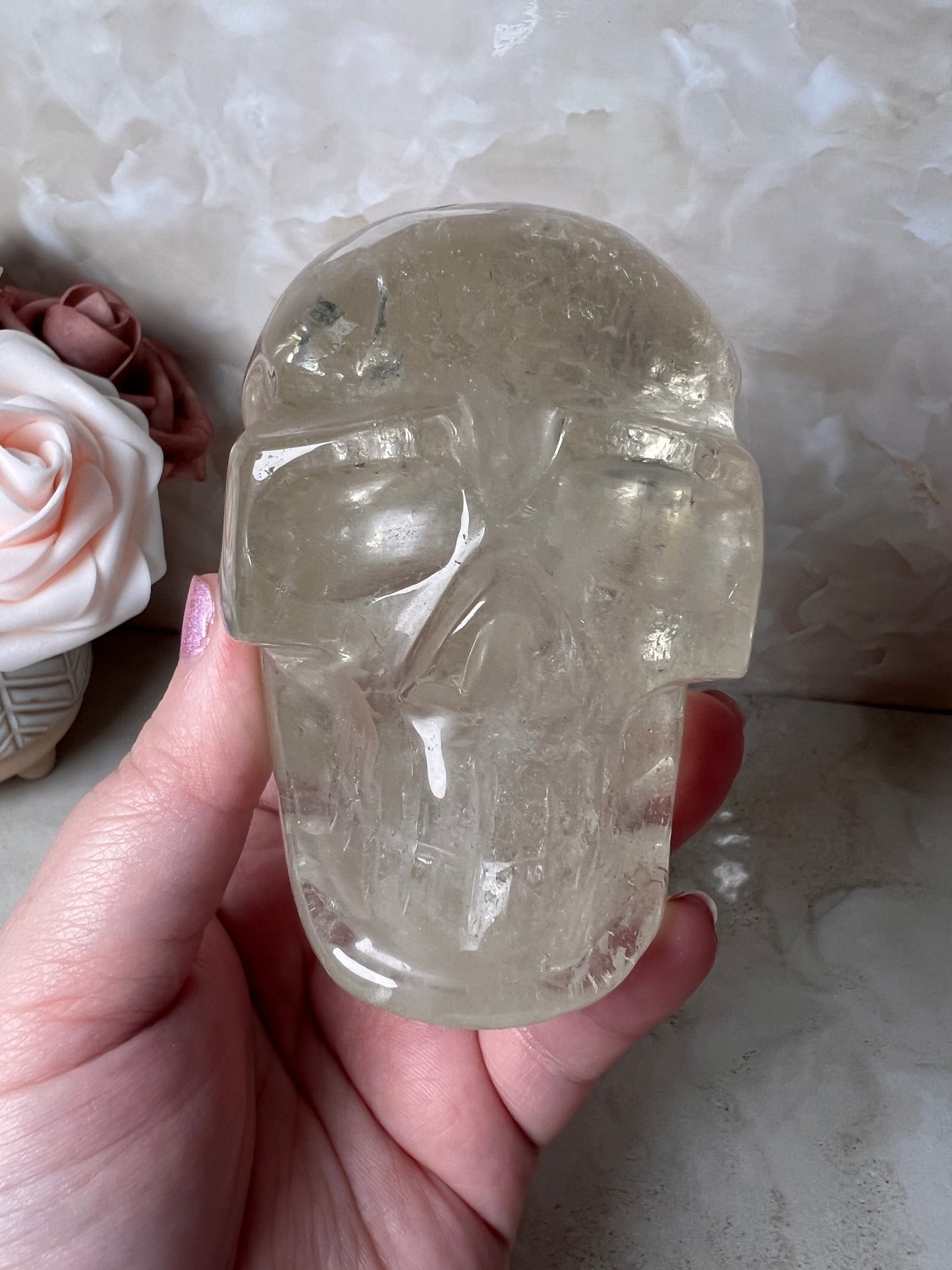 Citrine Skull