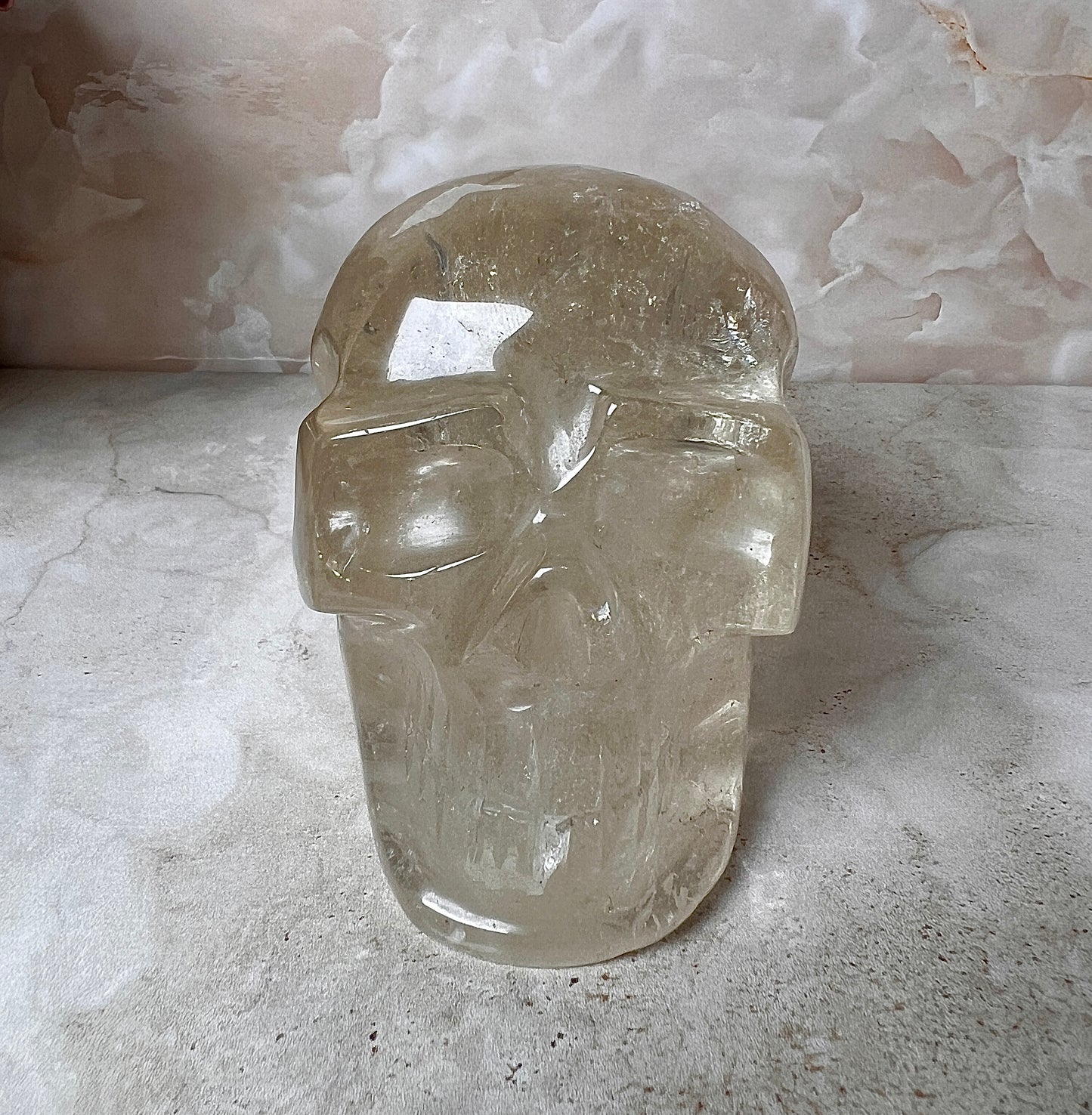 Citrine Skull