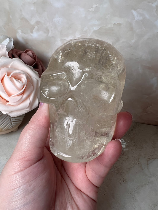 Citrine Skull