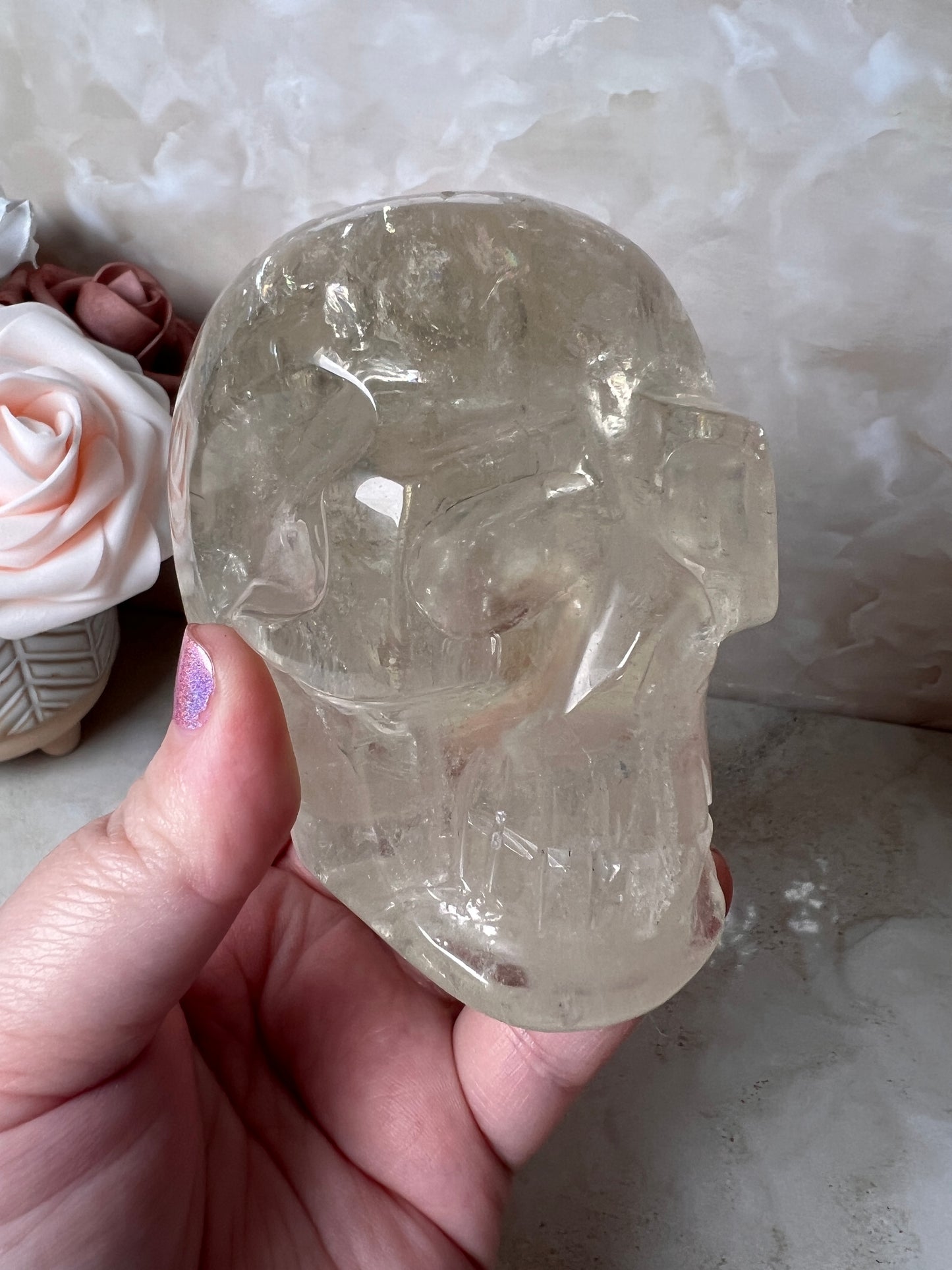 Citrine Skull